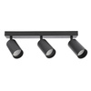 Plafonnier spot pour plafond 3xGU10 noir MALGA 3 Edo Solutions