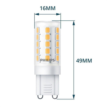 Ampoule CorePro LEDcapsule G9 3,2W (40W) Blanc chaud (2700K) 400lm PHILIPS