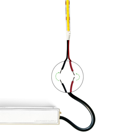 Ruban LED NASTRO COB 12W/m 480LED/m 4000K dimmable 12V DC IP22 5m EDO777649 EDO Solutions