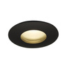 OUT 65 encastré de plafond extérieur, rond, noir, LED, 11W, 3000K, IP65, variable Triac, SLV