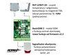 Module de communication GSM, 12VDC, TELx8, , BIx8/AIx2, BOx4, SMS/CALL/E-MAIL, TEMPx1, DIN 4M
