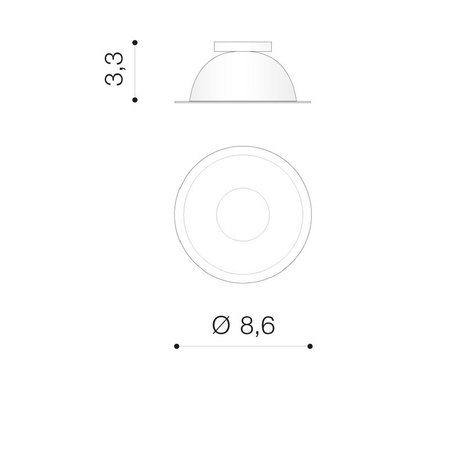Réflecteur pour luminaire REMO blanc AZ0822 Azzardo