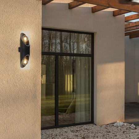 Applique d'extérieur Novigrad IP54 2xE27 noir Rabalux 7237