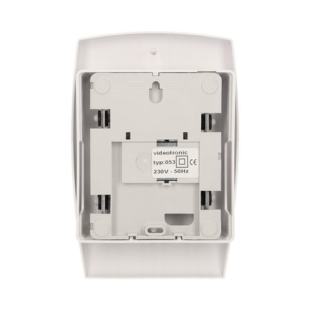 Sonnerie électromécanique 8V à deux tons, blanche