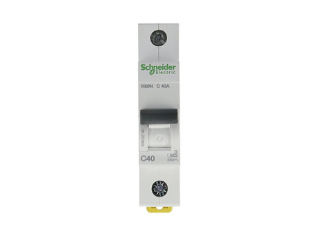 Disjoncteur; 230/400VAC; Icourant: 40A; Pôles: 1; DIN; Caract: C; 6kA; A9K02140 SCHNEIDER ELECTRIC