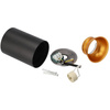 ZAMA Black Gold GU10 spot circulaire pour montage en saillie au plafond noir, centre or IP20 EDO777343 EDO Solutions