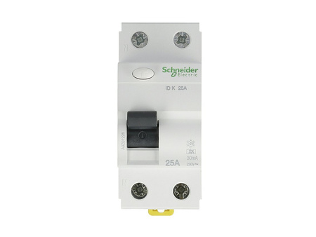 Interrupteur différentiel; Icourant: 25A; Idiffér: 30mA; Pôles: 2; A9Z01225 SCHNEIDER ELECTRIC