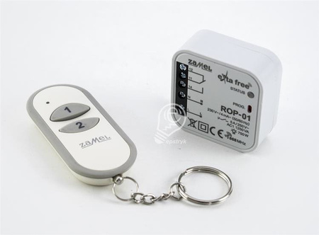 Kit de commande sans fil (ROP01+P257/2) EXTA FREE IP20 RZB-05 ZAMEL
