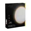 Plafonnier LED PERETI 24W anneau en bois 35cm 3000K 2400lm IP44 220V EDO777617 EDO SOLUTIONS