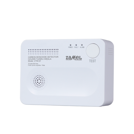 Détecteur de monoxyde de carbone à pile CTW-07 Zamel