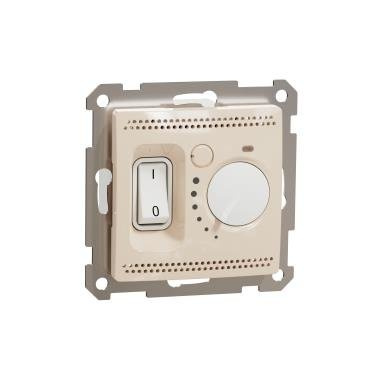 Régulateur de température pour chauffage par le sol beige IP20 SDD112507 Sedna Design Schneider Electric
