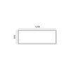 Cadre en surface pour panneau LED 30x120 KLIK Kobi KFNORK30120