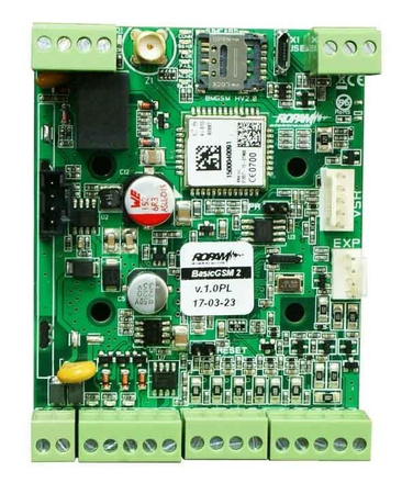 Module de communication GSM, 12VDC, TELx8, , BIx8/AIx2, BOx4, SMS/CALL/E-MAIL, TEMPx1, PCB.