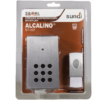ALCALINO sonnette sans fil à piles, 100m, ST-337, sundi Zamel