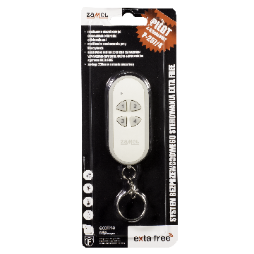 Pilote; EXTA FREE; IP20; 300m; Canaux: 4; Nbr de bout: 4; P-257/4 ZAMEL