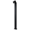 Borne de jardin QUAZAR 15S GU10 noir IP44 Kobi