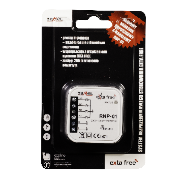 Émetteur sans fil; EXTA FREE; IP20; 230VAC; pour boîtier; 250m; RNP-01 ZAMEL