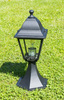 Borne lumineuse de jardin noire, lanterne, en aluminium E27 ECO CLASS LANTERN CLASSIC Ledvance