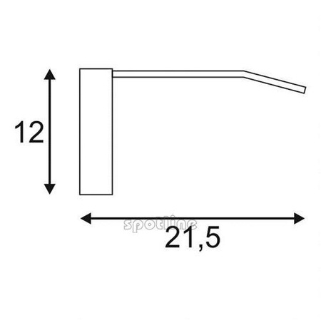 Spot sur tige AIR INDI DISPLAY LED, 3000K, blanc, 11W, SLV