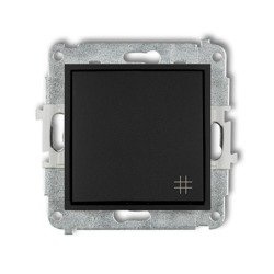 Mécanisme d'interrupteur intermédiaire noir mat 12MWP-6 Karlik Mini