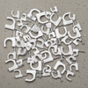 Attache-câble avec clou rond type FLOP fi 18mm blanc (pack. 100 pcs.) | HOROZ