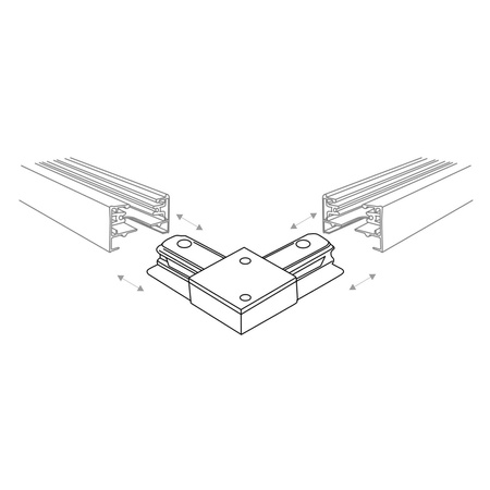 Interrupteur d'angle blanc 2010 Zuma Line
