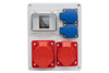 Coffret électrique de chantier R-240 16A/5P, 32A/5P 2x230V IP44
