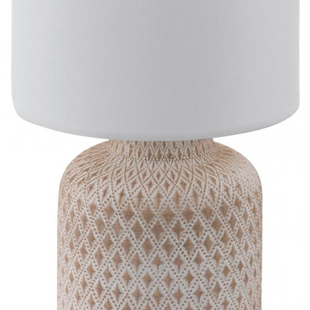 Lampe à poser BELLARIVA crème blanc E14 40W 97773 EGLO