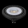 AR111 GU10 6W 3000K 510lm à 360° 450lm à 90° Noir