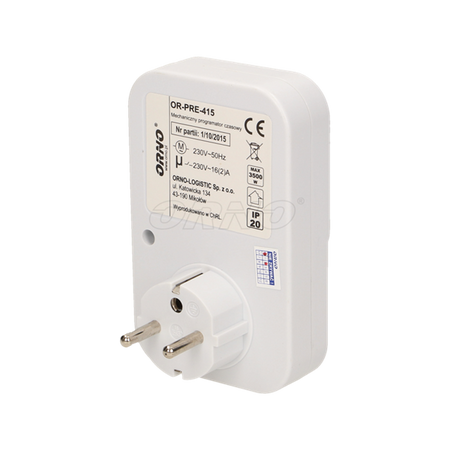 Programmateur de temps OR-PRE-415-SCHUKO ORNO