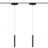 LiTrack Pend.06V noir 2700-5500K contrôle des couleurs DC 24V en porte-à-faux