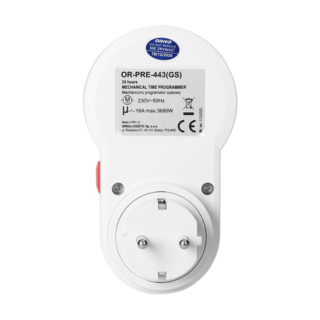 Minuterie mécanique, version Schuko