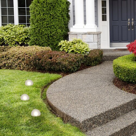 Treppio 1W IP44 2lm 4000K lampe solaire LED noir Rabalux 77008