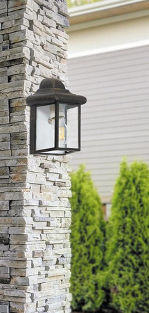 Applique de façade NORVICH E27 or antique IP43 Rabalux 8754