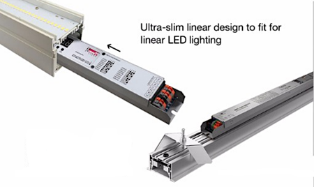 Alimentation LED mince 72W CC 1.5A DALI/PUSH