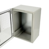 Coffret électrique ABS 300x400x210 avec plaque de montage galvanisée (porte transparente) | 800.701.006 | HOROZ