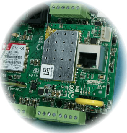 Module de communication TCP/IP, prise en charge des applications WIFI/ETH, compatibilité OptimaGSM, module local PCB.