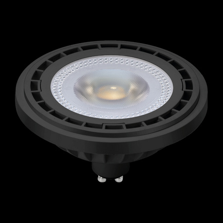 AR111 GU10 6W 3000K 510lm à 360° 450lm à 90° Noir