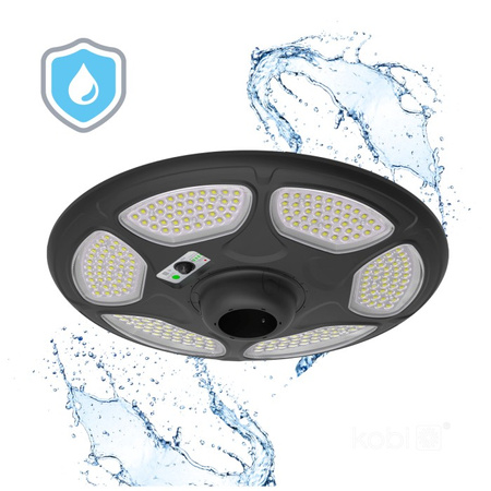 Lampe de parc solaire LED SOLSUMI CIRCLE 25W 4000K IP54 Kobi Premium