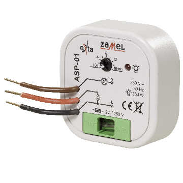 Automat d'escalier; IP20; 230VAC; dans la boîte murale; -20÷45°C; ASP-01 ZAMEL