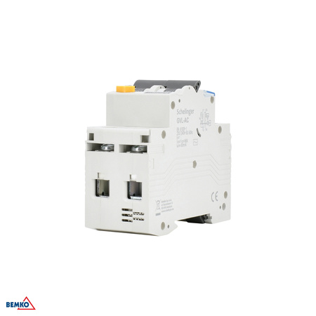 Disjoncteur RCBO 2P C 25A 30mA AC type Schelinger