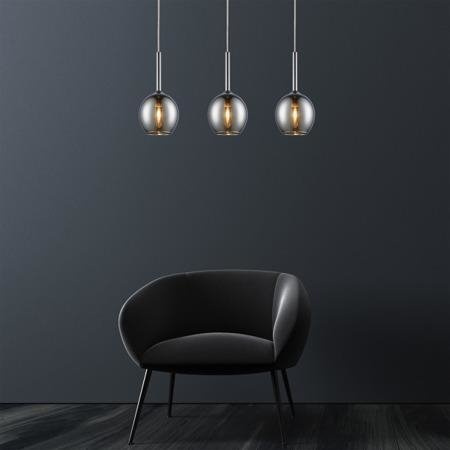 Zuma Line Monic Lampe sphérique suspendue chromée MD1629-1