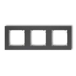 Cadre universel triple en plastique graphite 11MR-3 Karlik Mini