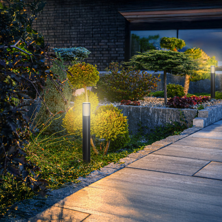 Borne lumineuse extérieure TORRIN 55cm IP44 GU10 220-240V noir EDO777716 EDO Solutions