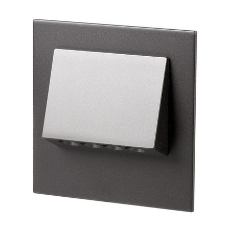 LED Navi luminaire apparent avec cadre 14V DC, noir, blanc chaud 11-111-62 Ledix Zamel