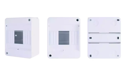 S5 (1x5) distributeur en saillie sans couvercle / avec bornier N+PE IP30