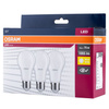 Set de 3x ampoules LED A60 E27 10W =75W 2700K warm WW 1055lm Osram
