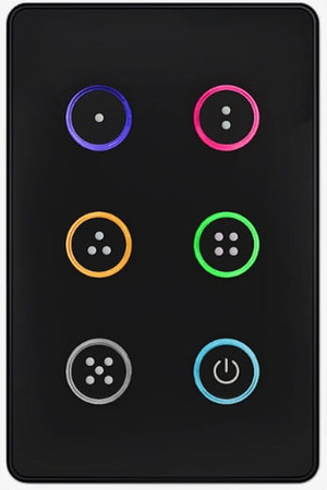 Panneau de boutons-poussoirs DALI-2 avec pont de fils