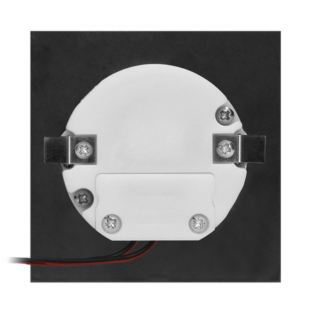 DRACO LED NEW 1,5W, luminaire encastré pour escaliers, 12VDC, 30lm, 4000K, noir, détecteur de mouvement et de crépuscule