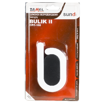 Sonnette sans fil à piles BULIK II, IP56, DRS-988, sundi Zamel